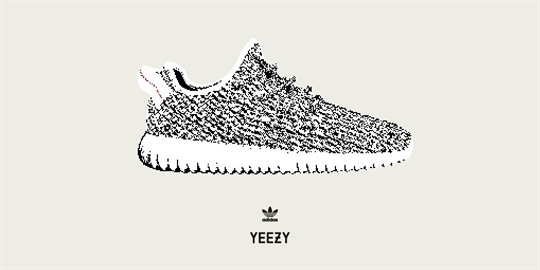 adidas yeezy nere bianche